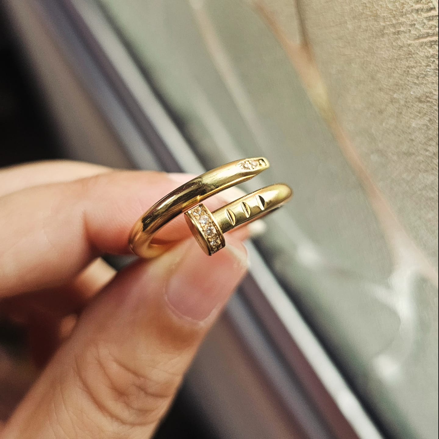Stainless Steel Nail Ring