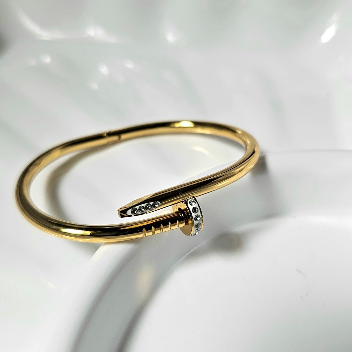 Statement Nail Cuff Bangle