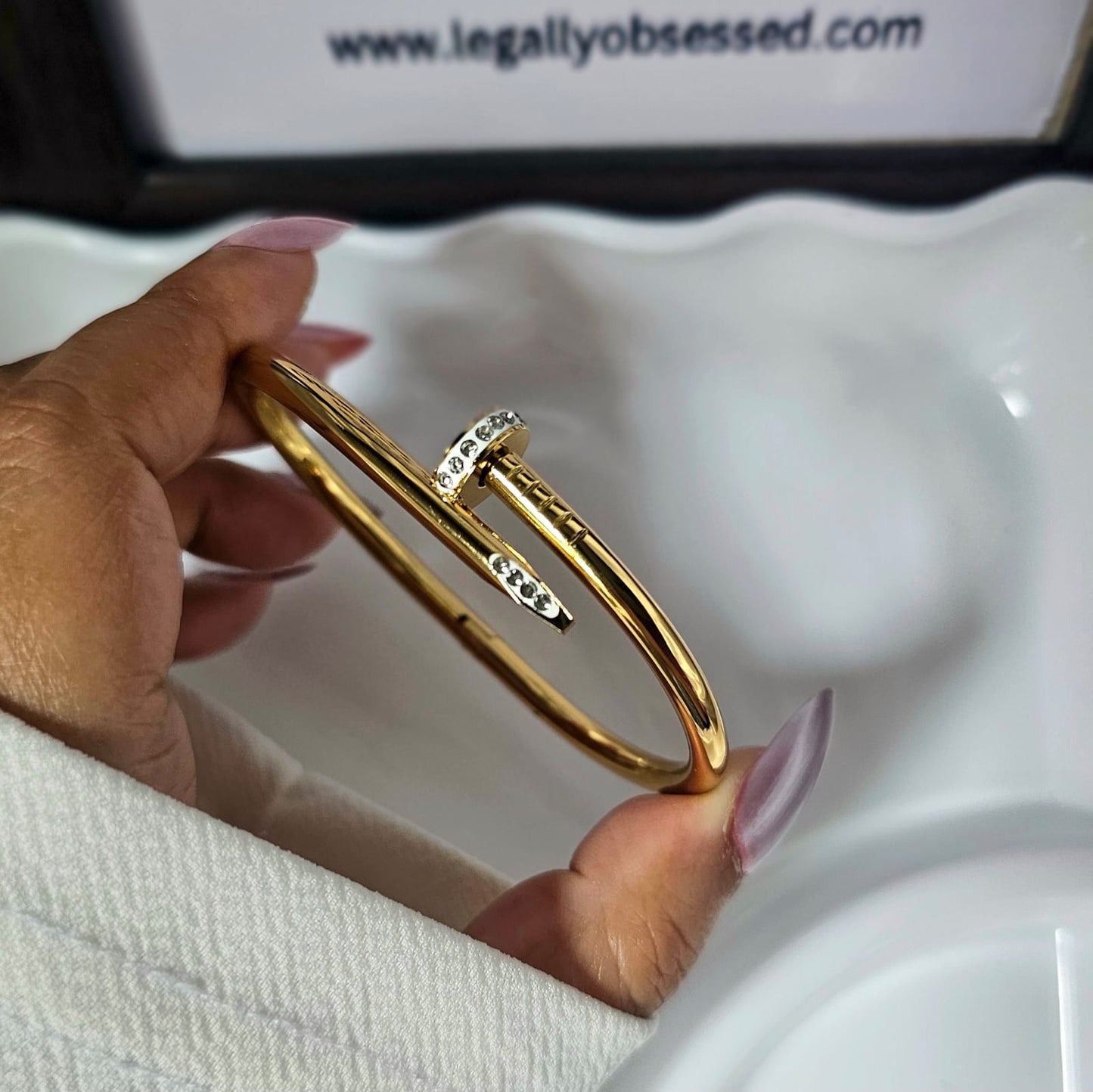 Statement Nail Cuff Bangle