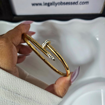 Statement Nail Cuff Bangle