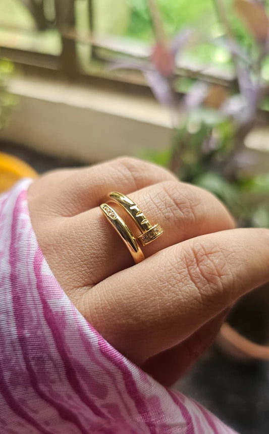 Stainless Steel Nail Ring