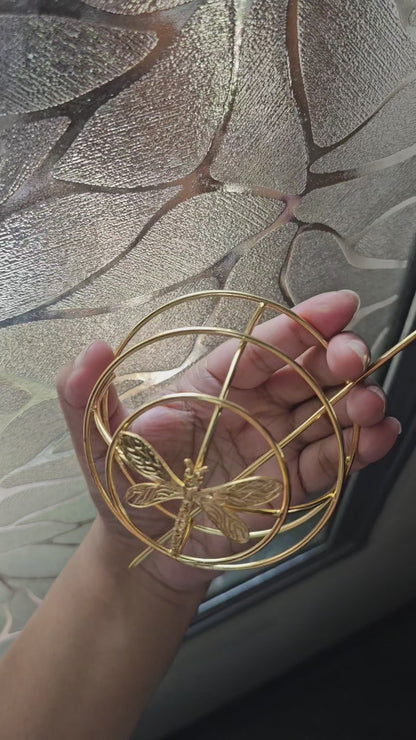 Dragonfly Hair Bun